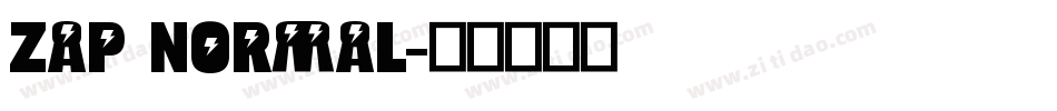 Zap Normal字体转换